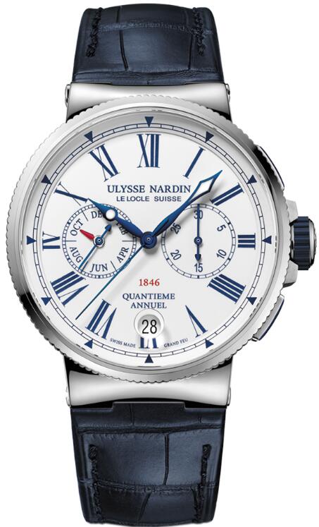 Ulysse Nardin Marine Chronograph Annual Calendar 43mm 1533-150/e0 Replica Watch
